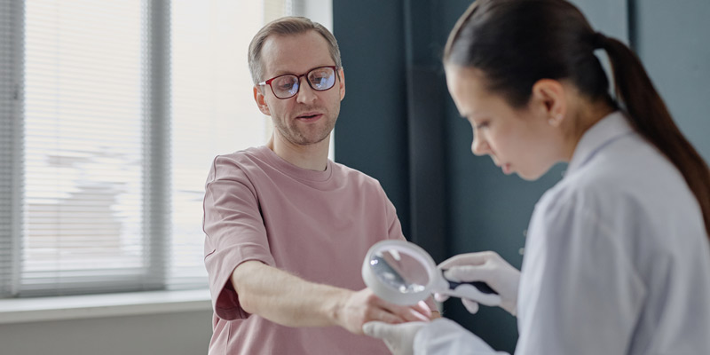une dépistage dermatophile